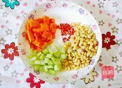 Illustration of how to make cold and spicy soybeans 2