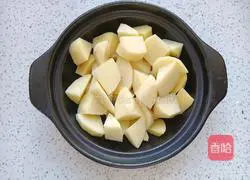 Illustration of how to make Di San Xian (fried-free version) 3