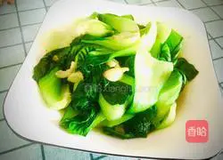 Illustration of how to make stir-fried rapeseed 5