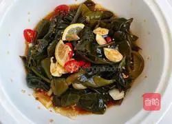 Illustration of how to make cold and spicy kelp 11