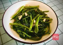 Garlic water spinach recipe 7
