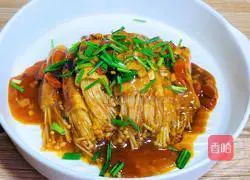 Enoki mushroom beans Illustration of how to make leather rolls 11