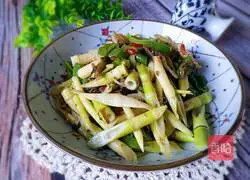 Illustration of how to make bamboo shoots and plum vegetables 16