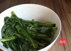 Illustration of how to make raw bitter sesame vegetables 4
