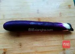 Illustration of how to make steamed flowering eggplant 1