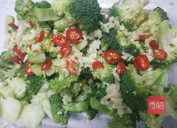 None Illustration of how to make broccoli with soy sauce in 15 minutes, a super quick dish that does not burn due to oil smoke 2