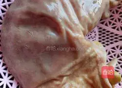 Illustration of how to make white belly 1