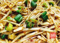 Illustration of how to make cold kohlrabi silk 4