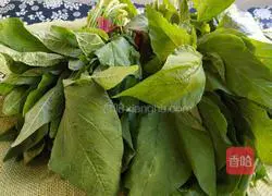 Illustration of how to make amaranth mixed with vermicelli 2