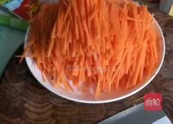 Stir-fried carrots Illustration of how to make silk 1