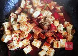 Illustration of how to make spicy tofu 8