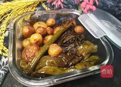 Illustration of how to make small potatoes and pickles 11
