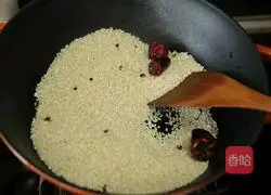 Illustration of how to steam chrysanthemum with rice flour 2