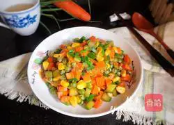 Illustration of how to make stir-fried Sanding 13