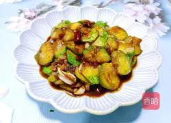 Illustration of how to cook zucchini with sauce 18