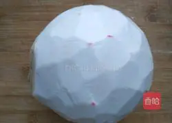 Illustration of how to make fried radish balls 1