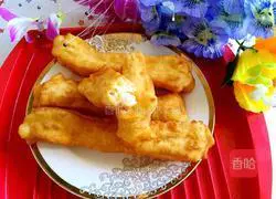 Illustration of homemade fried dough sticks 13