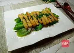 Illustration of how to make loofah and roasted beans 12