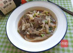 Illustration of how to make fried mushrooms with soy sauce 9