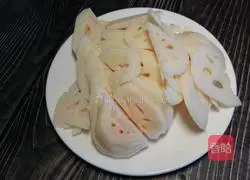 #Hebei cuisine#Illustration of how to make cold lotus root 2