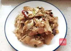 Illustration of how to make sauce-flavored bamboo shoot slices 9