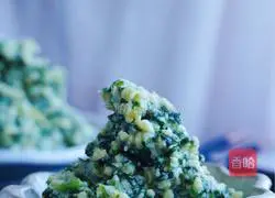 Illustration of how to make autumn healthy side dishes, radish sprouts and small tofu 15