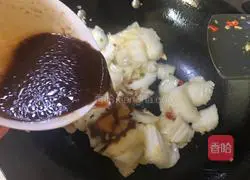 Illustration of how to make fish-flavored cabbage gang 6