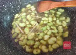 Illustration of how to make shredded bamboo shoots and bean paste soup 9