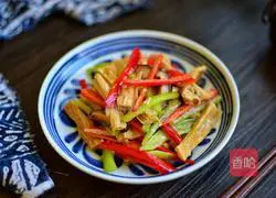 Illustration of how to cook yuba with mushrooms 7