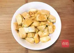 Illustration of how to make chives and tofu 13