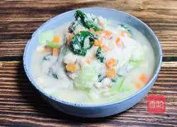 Illustration of how to cook Chinese cabbage and bean dregs stewed 8