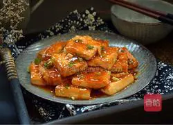 Illustration of how to make sweet and sour crispy tofu 14
