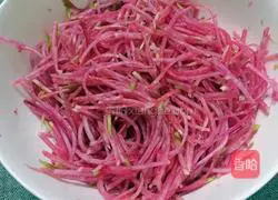 Illustration of how to make sweet and sour radish 8