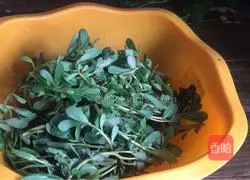 Purslane and bitter gourd dumplings Illustration of how to do it 1