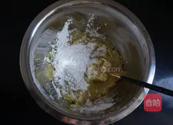 Illustration of how to make fried potato dumplings with shepherd's purse 4