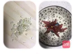 Shredded potatoes in vinegar Practice illustration 1