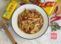 Illustration of how to make lemon-flavored chicken feet salad 10