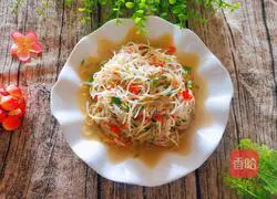 Stir-fry Illustration of how to make bean sprouts 7