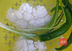 Illustration of how to make fried fungus with cauliflower 1