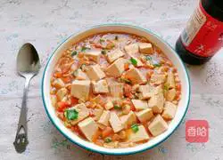 Illustration of how to make seafood mushroom stewed tofu 15