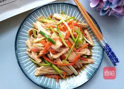 Illustration of how to make cold yuba 9