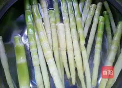 Illustration of how to make bamboo shoots and plum vegetables 5