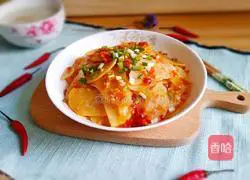 How to make pickled pepper potato slices (hot and sour potato slices) Illustration 14