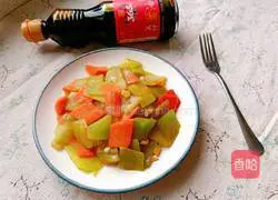 Illustration of how to cook carrots and lettuce 10