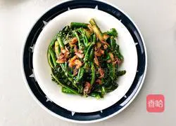 Illustration of how to stir-fry kale sprouts with soybean paste 7