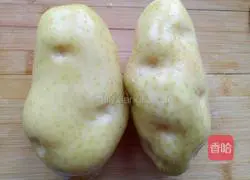 Illustration of how to make mashed potato rice buns 1