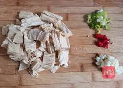 Illustration of how to make cold yuba 7