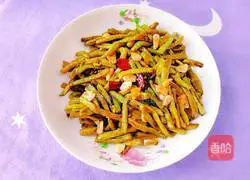 Illustration of how to make stir-fried beans 16