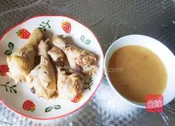 Illustration of how to shred chicken legs 3