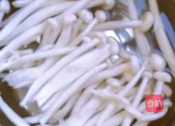 Illustration of how to make stir-fried cabbage with seafood mushrooms 3